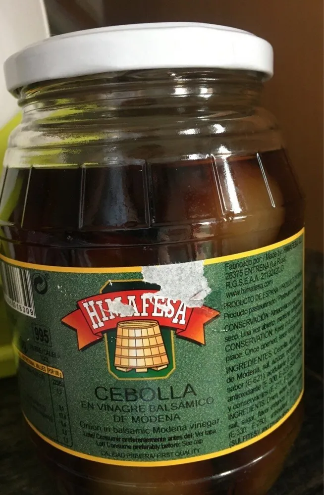 Cebolla en vinagre de modena