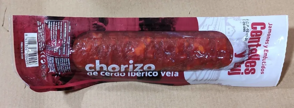 Chorizo de cerdo ibérico