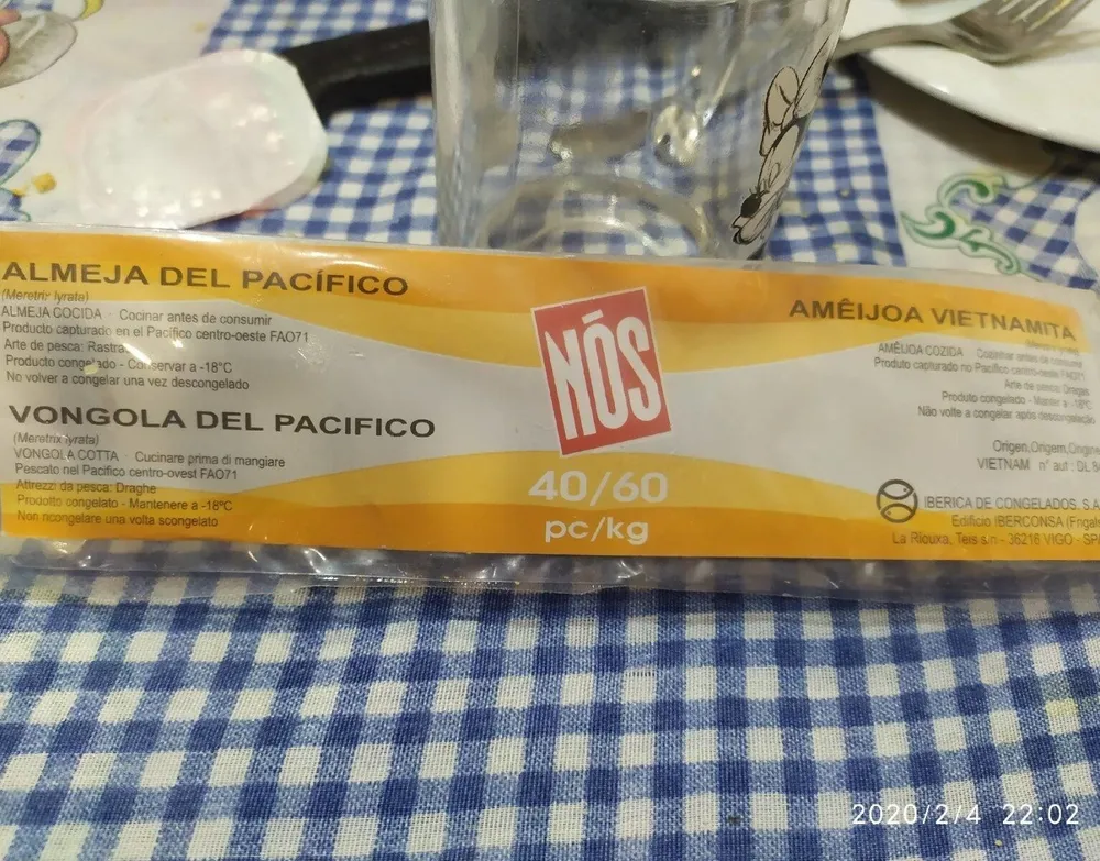 Almeja del pacífico