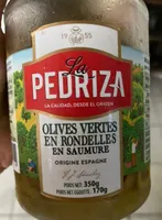 Olive verte en rondelle en saumure