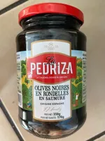 Olives noires en rodelles en saumure