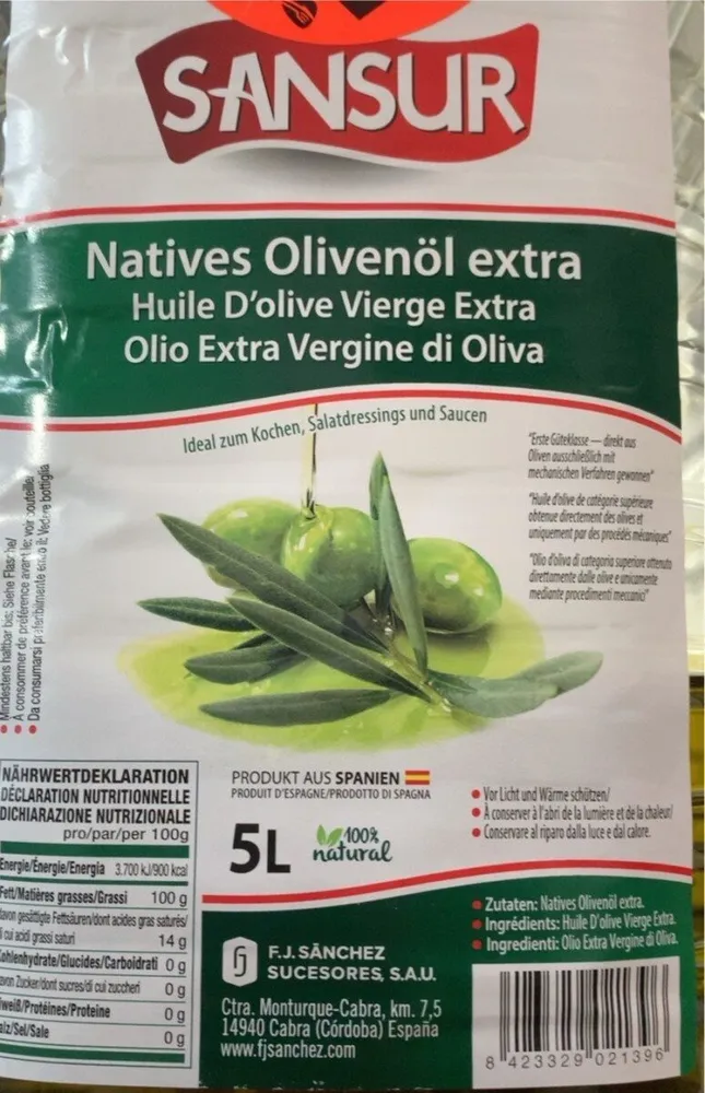 Natives olivenöl extra