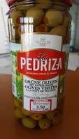 Olives vertes à la pâte de poivron