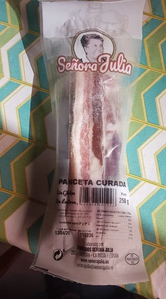 Panceta curada