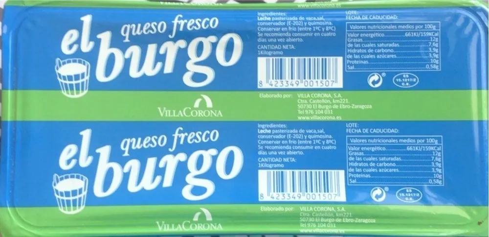 El Burgo Queso Fresco