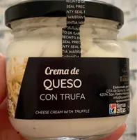 Crema de queso con trufa