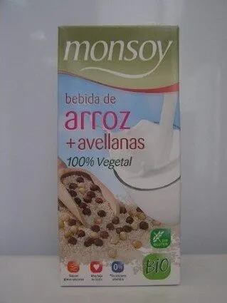 Bebida De Arroz+avellanas-monsoy