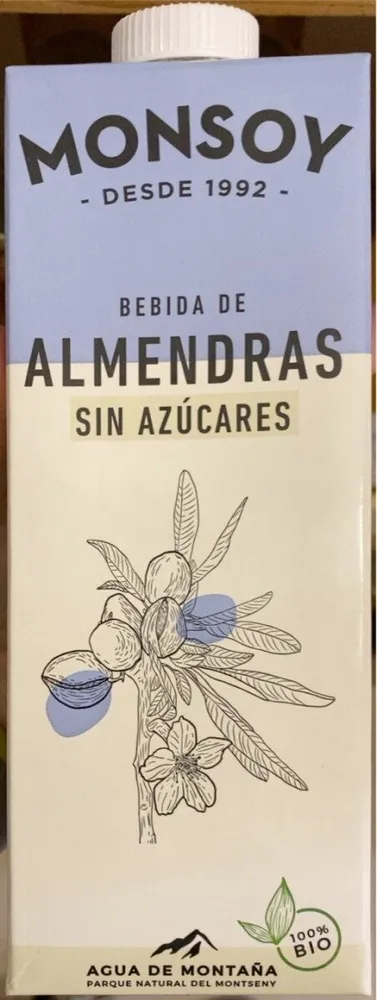 Bebida de almendras