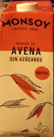 Bebida de avena sin azúcar