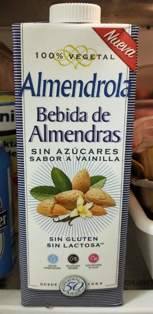 Bebida de Almendras sabor vainilla