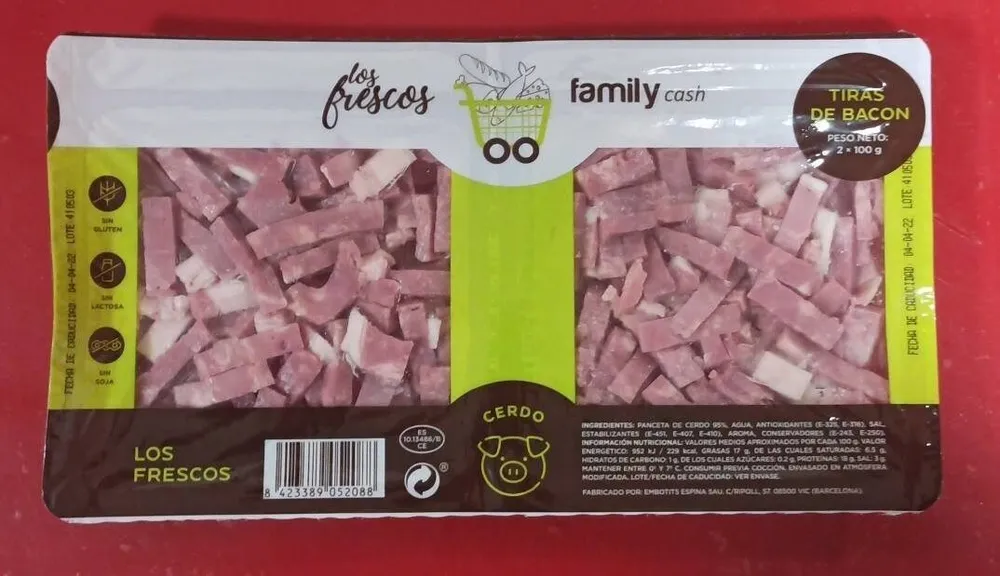 Tiras de bacon