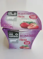 Yogur cremoso desnatado fresa