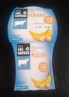 Yogur cremoso sabor plátano