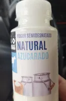 Yogur semidesnatado azucarado