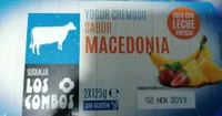 Yogurt cremoso sabor macedonia