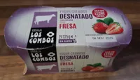 Yogur cremoso desnatado fresa