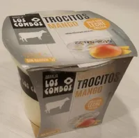 Yogur con trocitos de mango