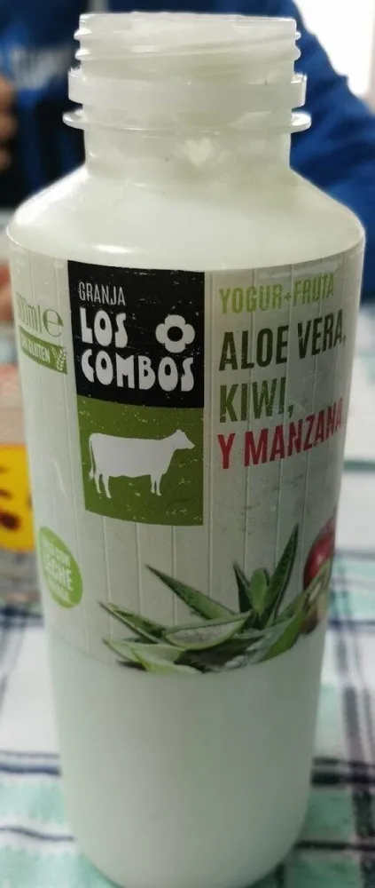 Yogur +fruta áloe y manzana