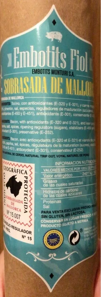 Sobrasada de Mallorca