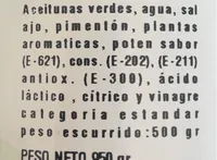Aceituna partida mojo picon