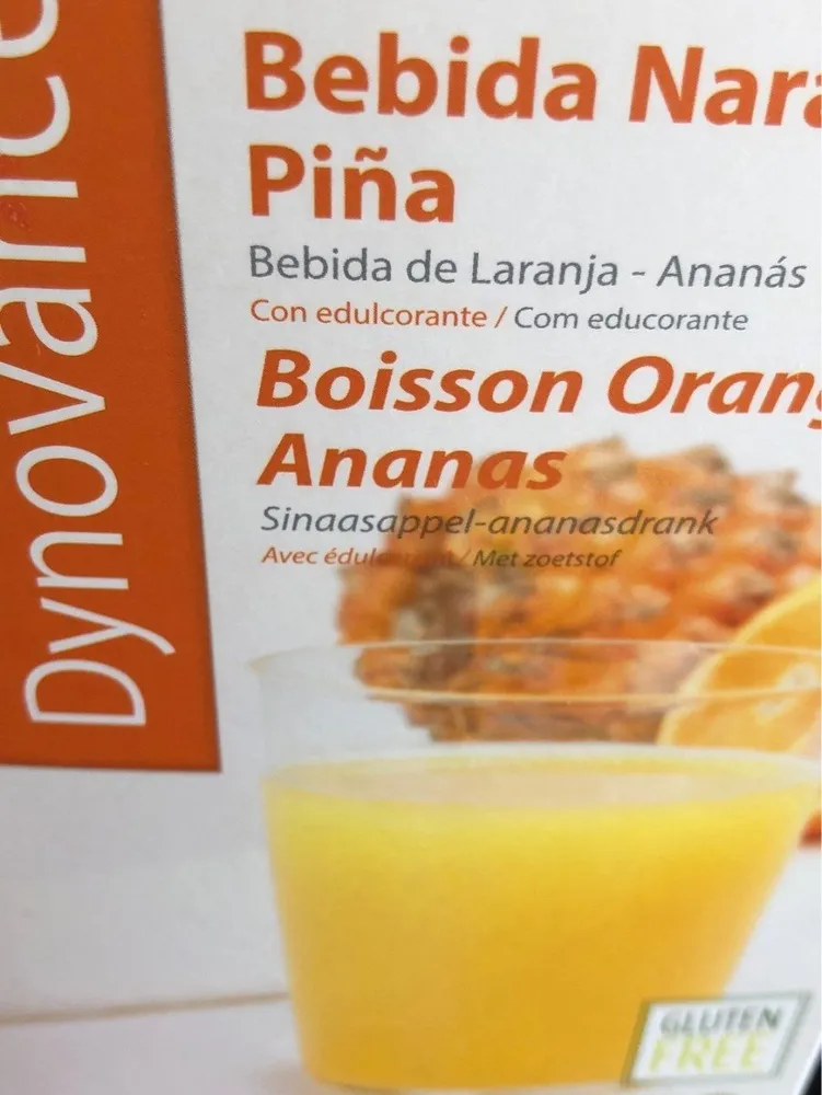 Boisson orange ananas