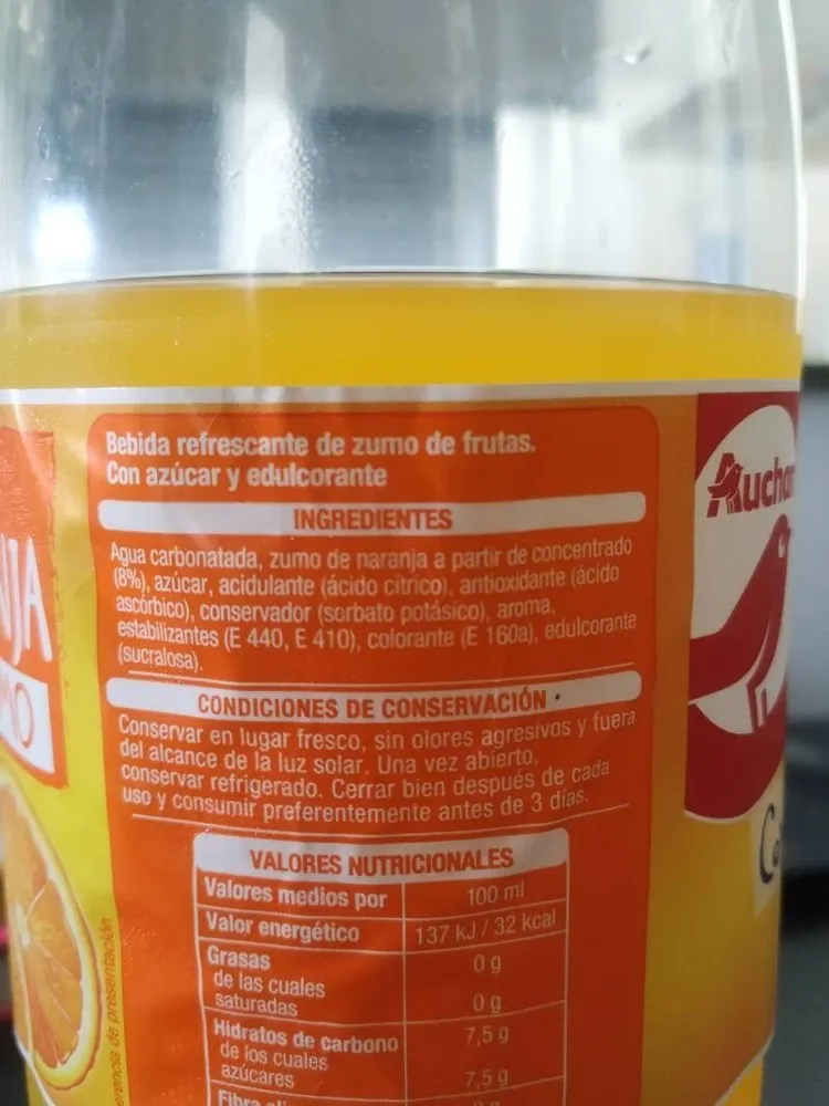 Refresco de Naranja