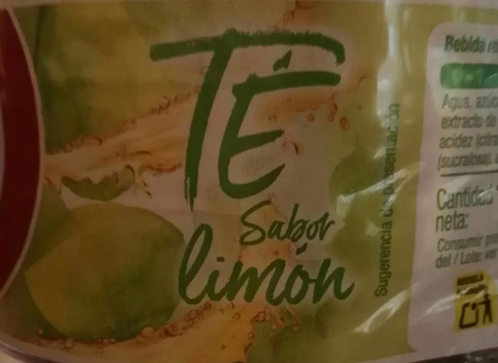 Té sabor limón