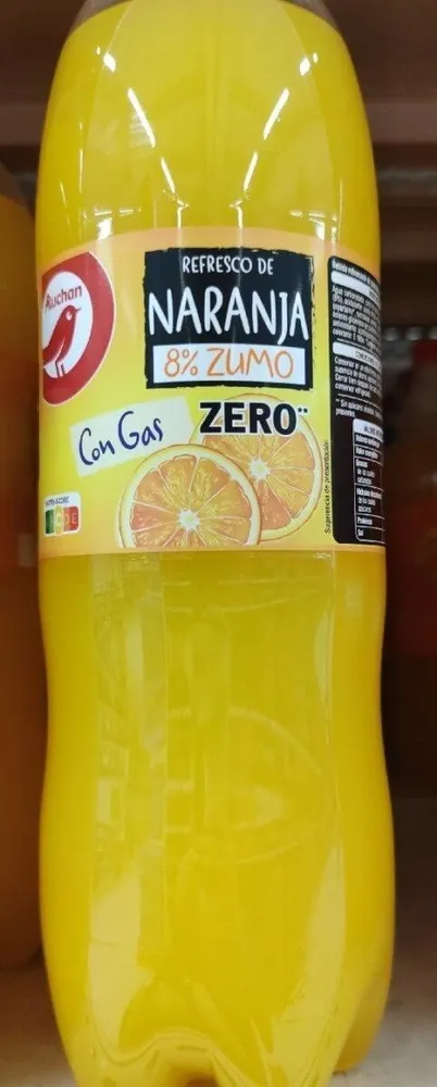 Refresco de Naranja 8% zumo Zero