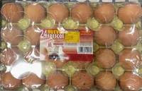 24 huevos frescos