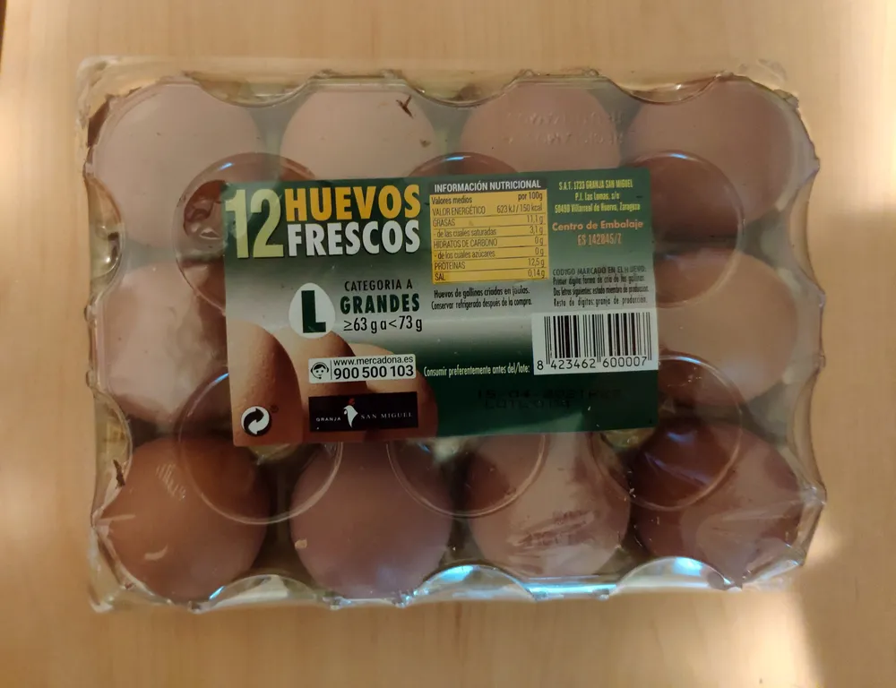 Huevos talla L