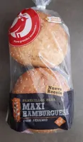 Panecillos para Maxi Hamburguesa con sésamo