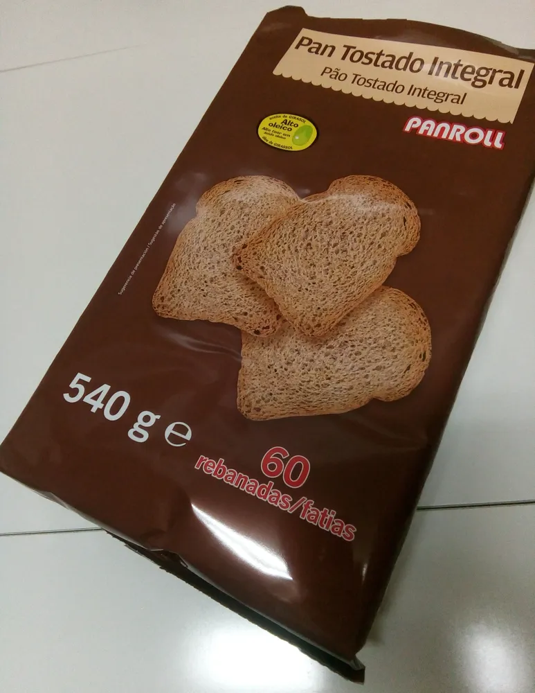Pan Tostado Integral