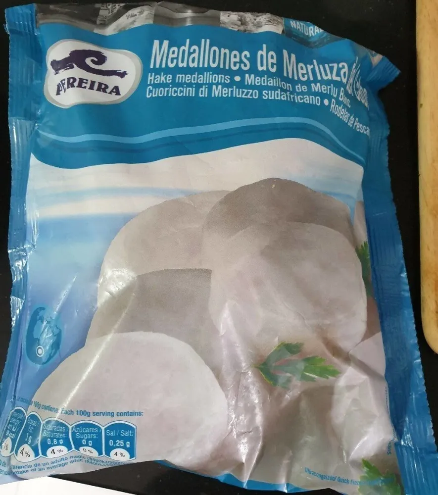 Medallones de merluza del cabo