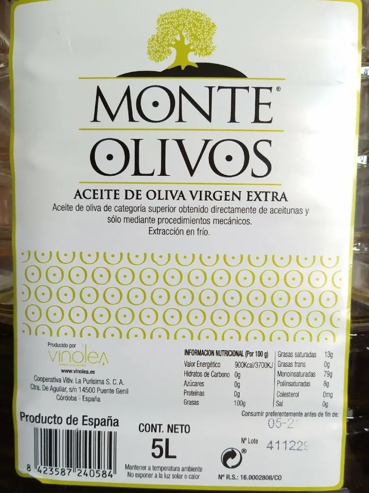 Monte Olivos aceite de oliva