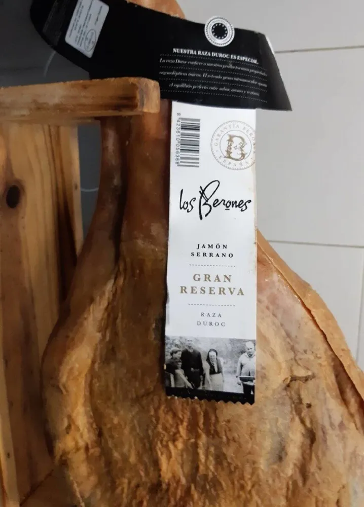 Jamón serrano gran reserva