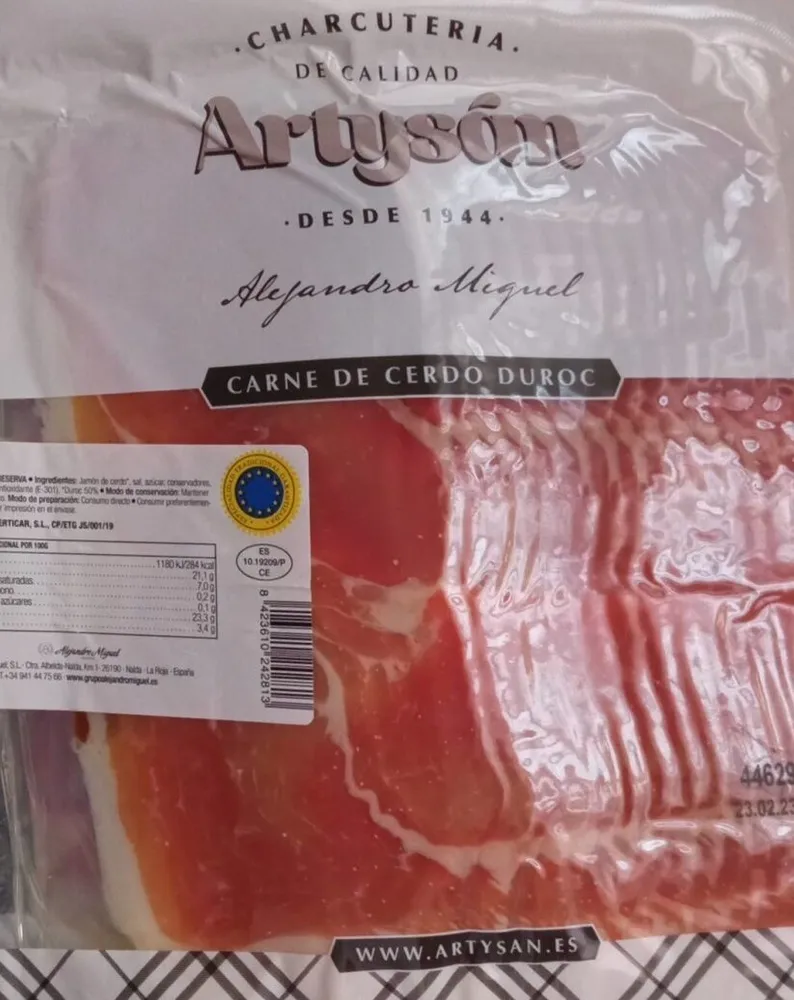 Jamón serrano reseva Duroc