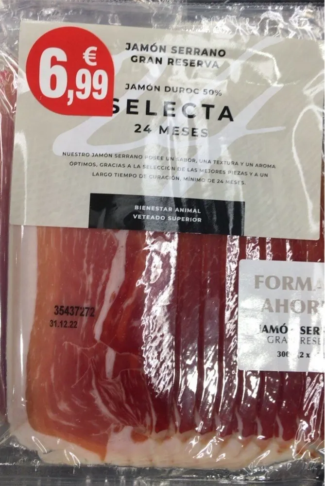 Jamon serrano gran reserva