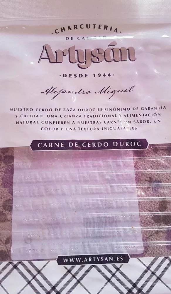 Carne de cerdo duroc