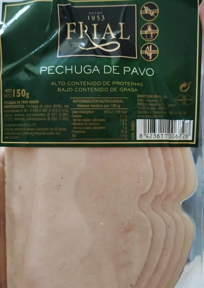 Pechuga de pavo asada