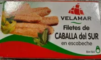 Filetes de Caballa del Sur en escabeche