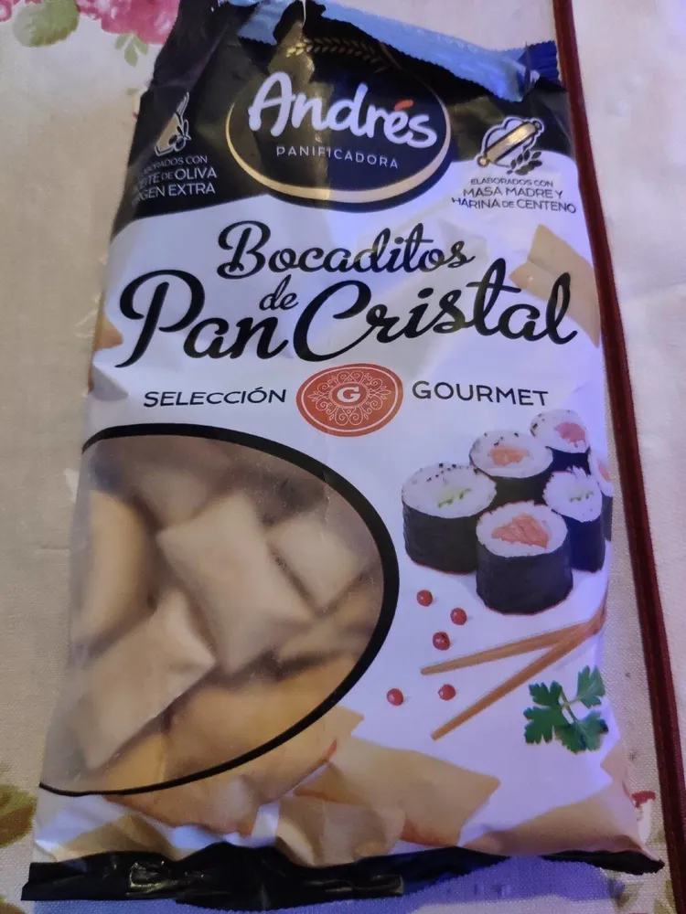 Bocaditos de pan cristal