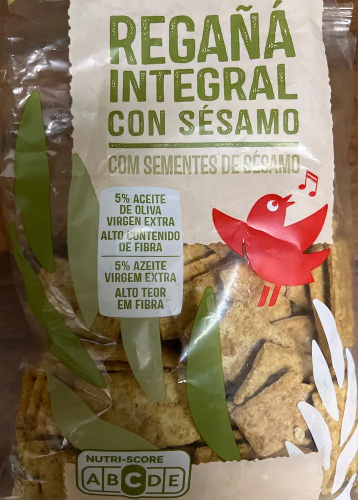 Regaña integral con sésamo
