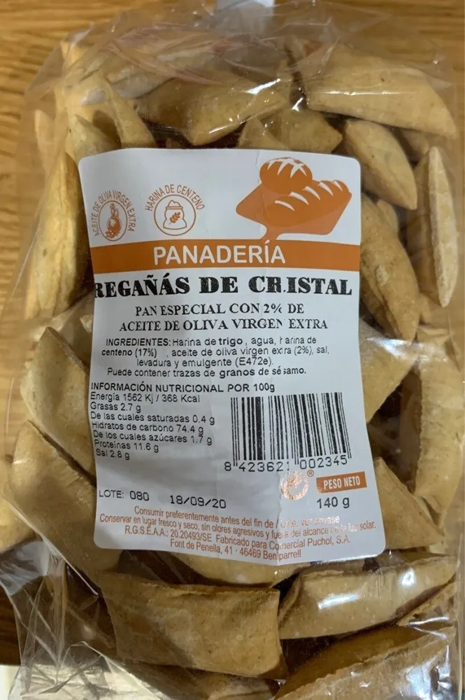 Regañás de cristal