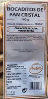 Bocaditos de pan cristal