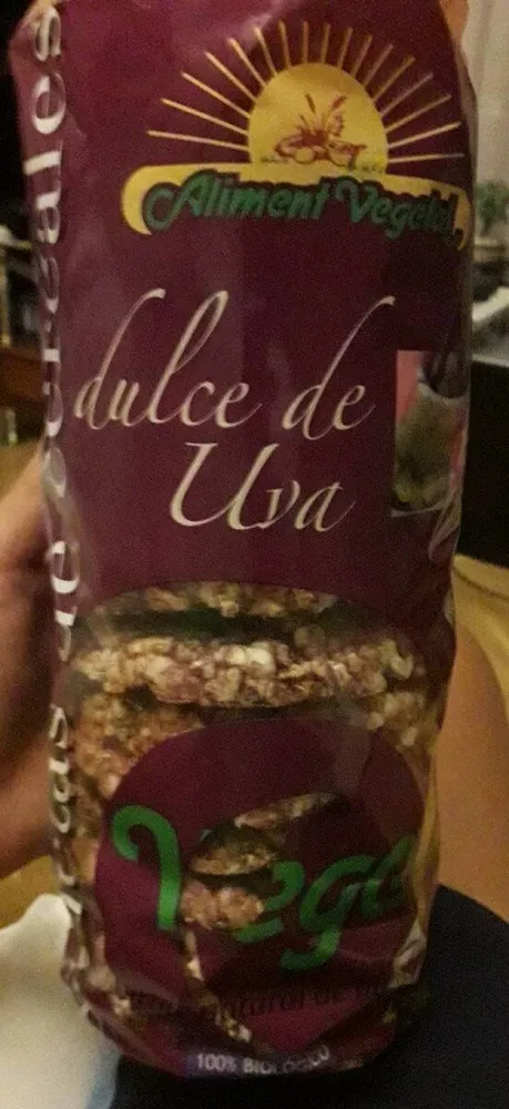 Galletas de cereales, dulce de uva