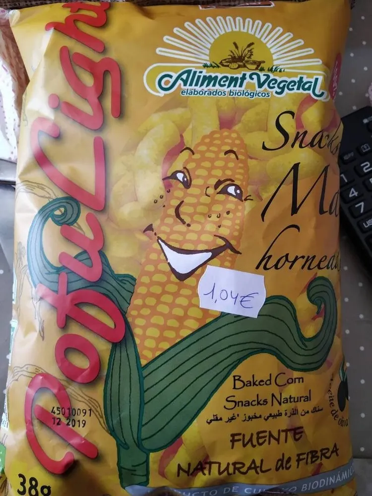 Pofulight, snacks de maíz bio