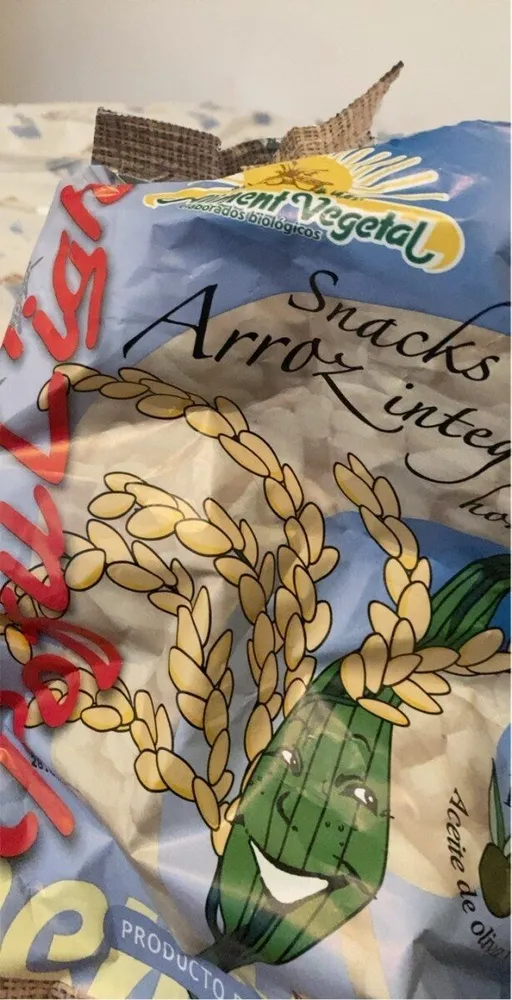 Snacks de arroz integral