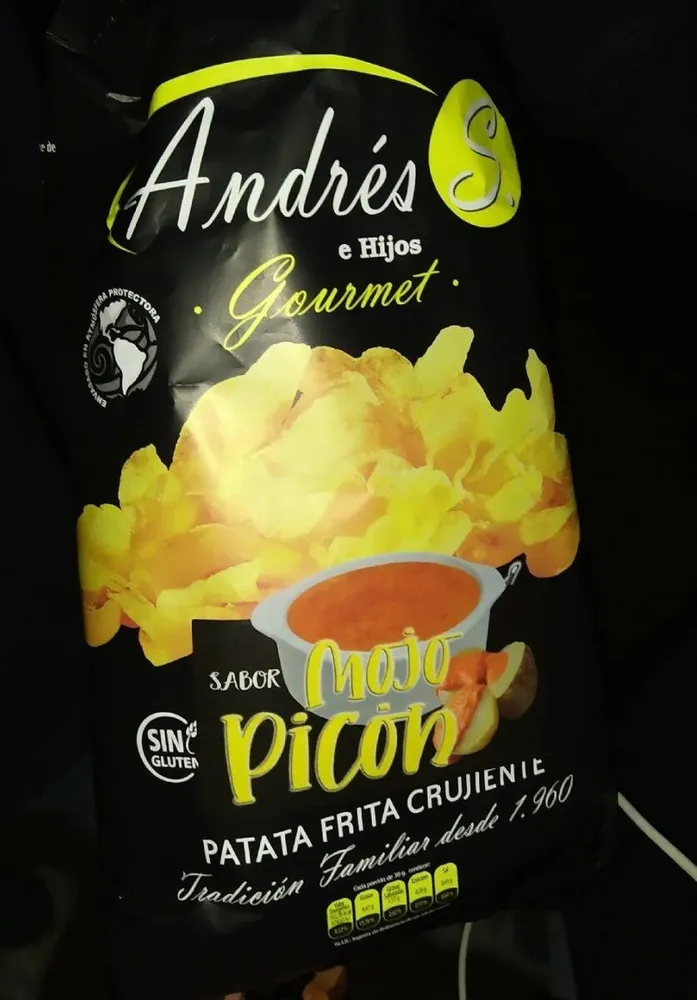 Patatas fritas crujientes sabor mojo picon