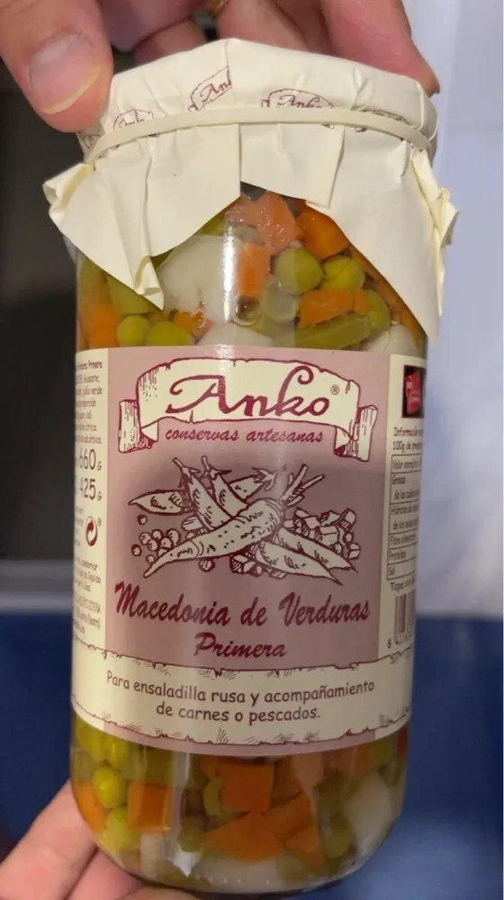 Macedonia de verduras