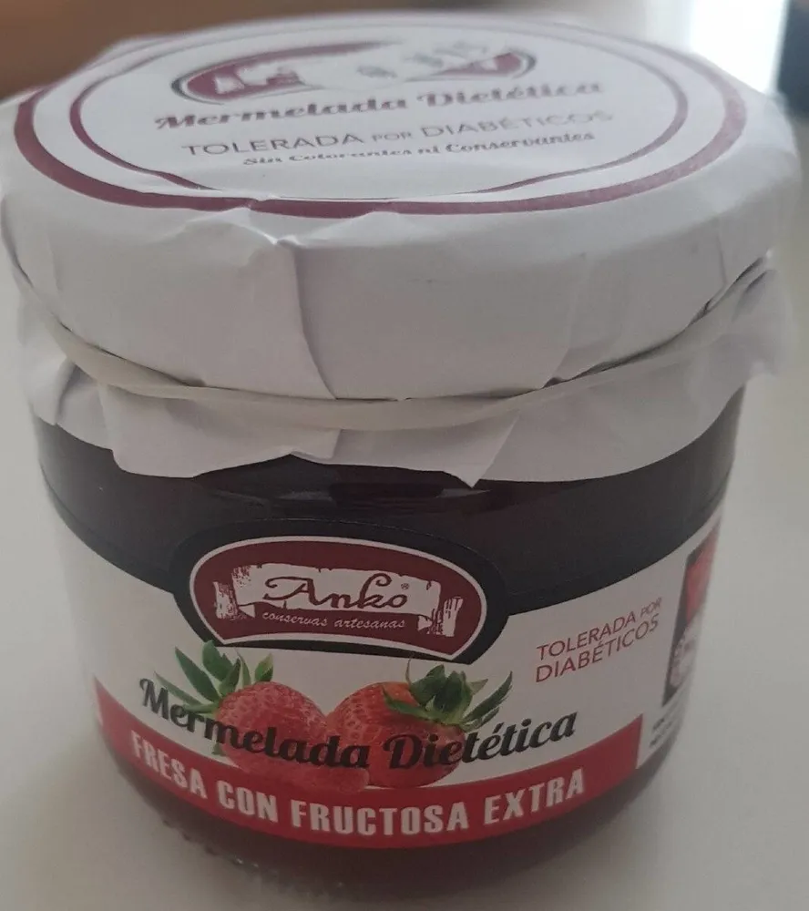 Mermelada Dietética fresa con fructosa extra